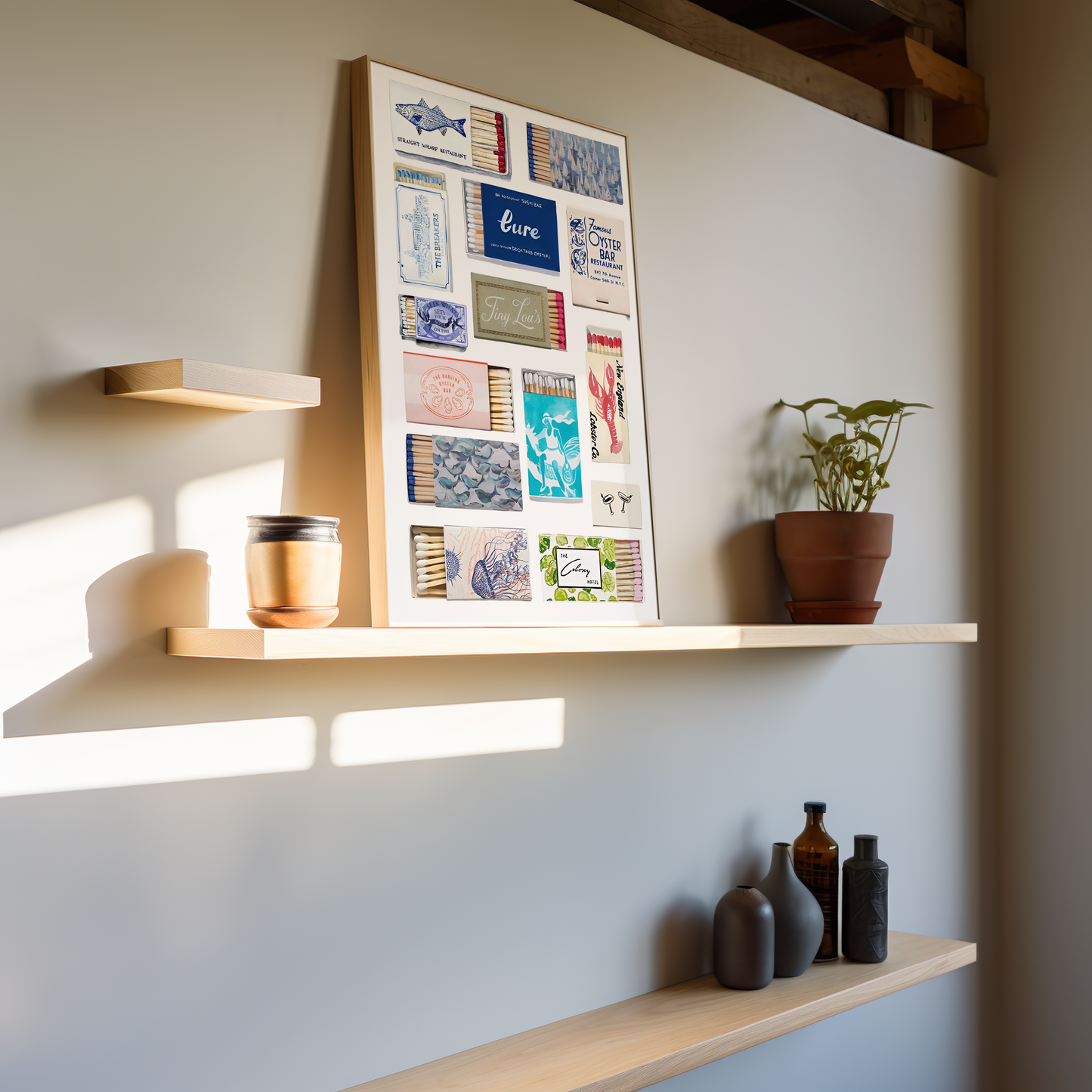 Coastal Matchbox Print